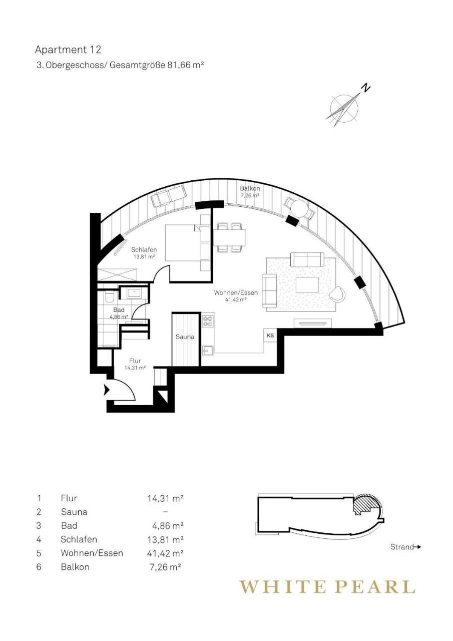 White Pearl Apartment 3.12 Timmendorfer Strand Exterior photo